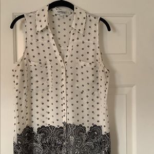 Express Portofino sleeveless shirt.